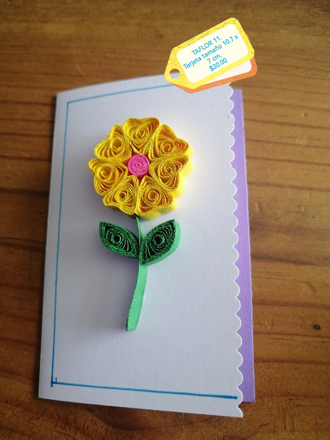Tarjeta de flores